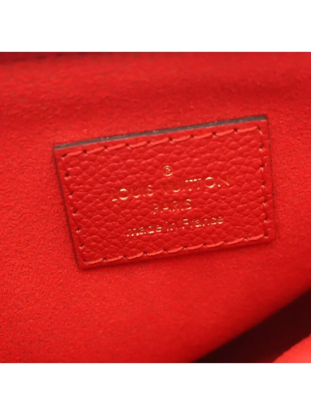 Louis Vuitton Shoulder Bag Monogram Empreinte Cerise Leather